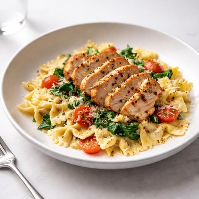 Image of Chicken and Bow Tie Pasta