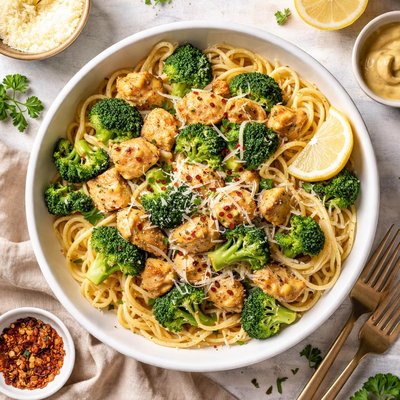 Image of Chicken and Broccoli Noodles Dijon