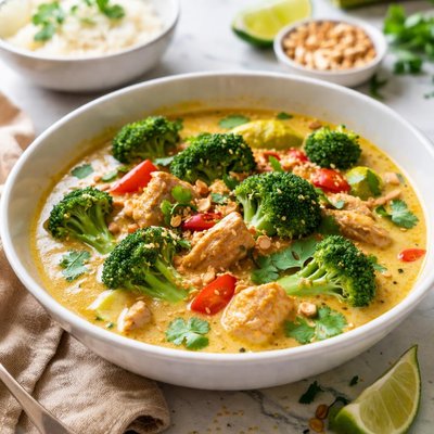 Image of Chicken and Broccoli Thai Curry