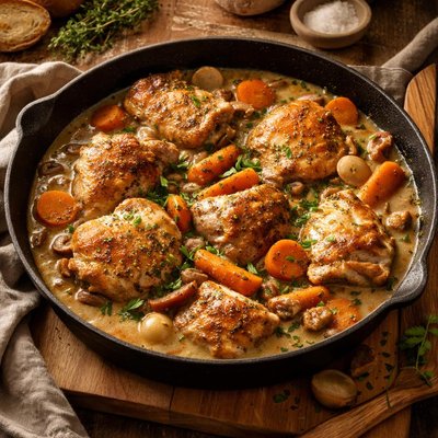 Image of Chicken and Carrot Fricassee
