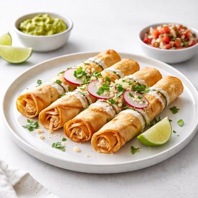 Image of Chicken and Cheese Flautas