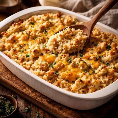 Image of Chicken and Cheese Rice Bake Oamc