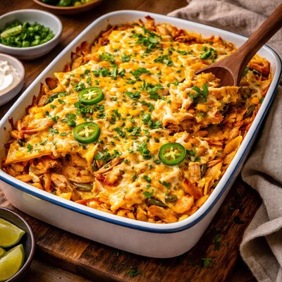 Image of Chicken and Chilie Tortilla Casserole