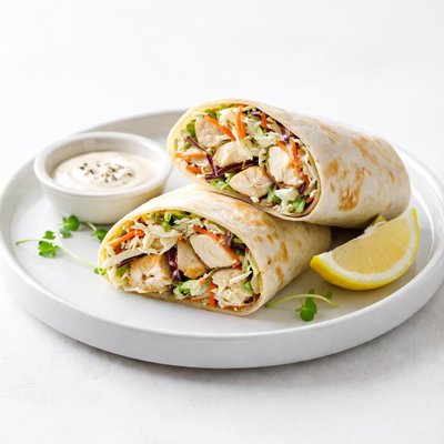 Image of Chicken and Coleslaw Wrap