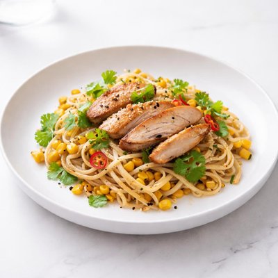 Image of Chicken and Corn Noodles