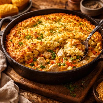 Image of Chicken and Cornbread Bake