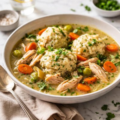 Image of Chicken and Dumplings with Vegetables