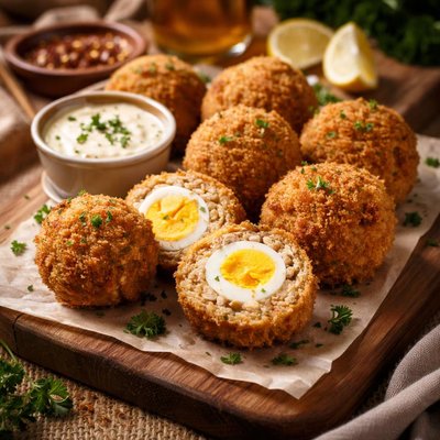 Image of Chicken and Egg Balls