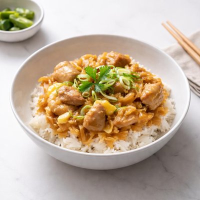 Image of Chicken and Egg on Rice Oyako Donburi