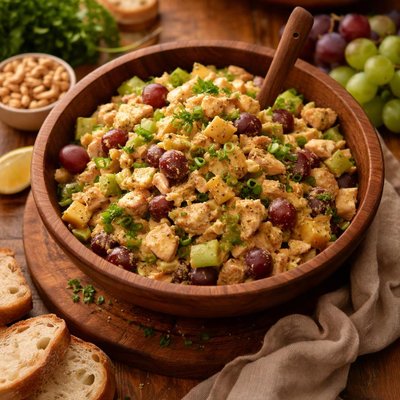 Image of Chicken and Fruit Curry Salad