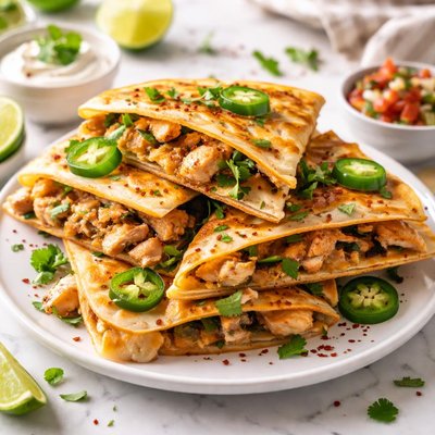 Image of Chicken and Jalapeno Quesadillas Nuwave Oven Flavorwave