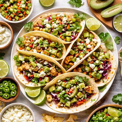Image of Chicken and Kiwi Tacos