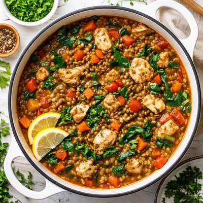 Image of Chicken and Lentil Stew South Beach Diet Phase 2