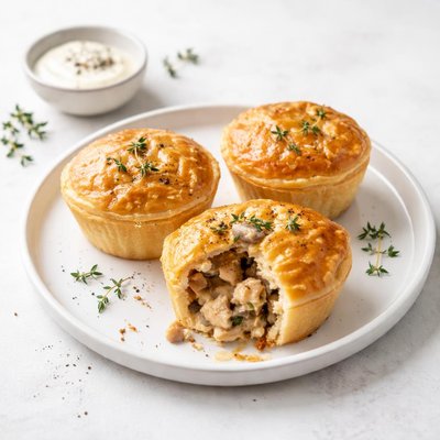 Image of Chicken and Mushroom Party Pies