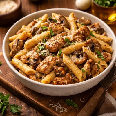 Image of Chicken and Mushroom Penne