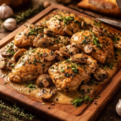 Image of Chicken and Mushrooms