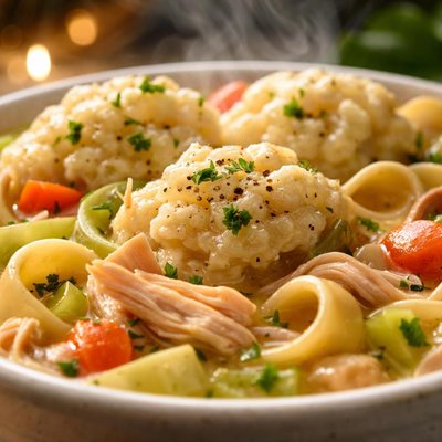 Image of Chicken and Noodles with Dumplings