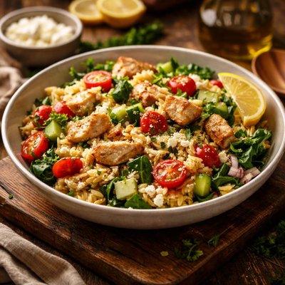 Image of Chicken and Orzo Salad
