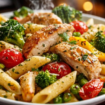 Image of Chicken and Pasta Primavera