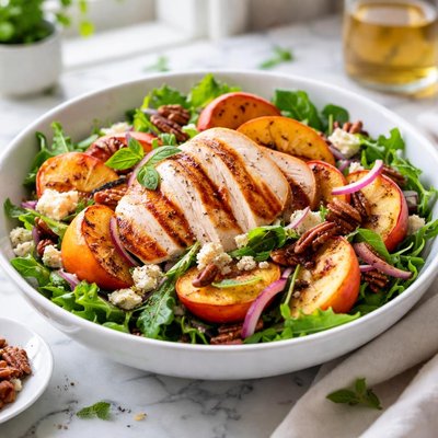 Image of Chicken and Peach Salad
