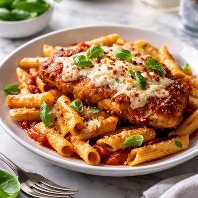 Image of Chicken and Penne Parmesan