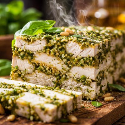 Image of Chicken and Pesto Terrine
