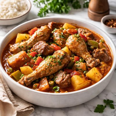 Image of Chicken and Pork Apritada