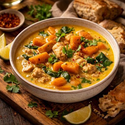 Image of Chicken and Pumpkin Curried Soup