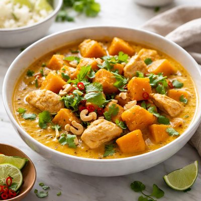 Image of Chicken and Pumpkin Curry