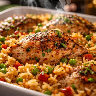 Image of Chicken and Rice Bake