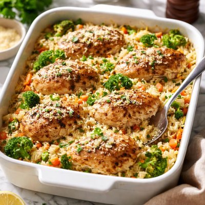 Image of Chicken and Rice Casserole Bake