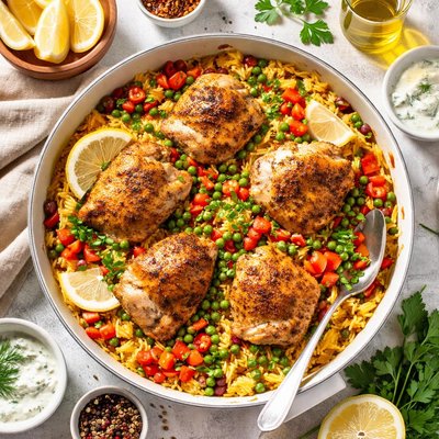 Image of Chicken and Rice Dinner