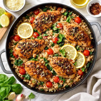 Image of Chicken and Rice Italian Style