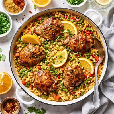 Image of Chicken and Rice L Orange