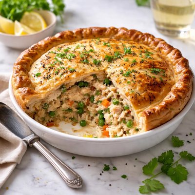 Image of Chicken and Rice Pie