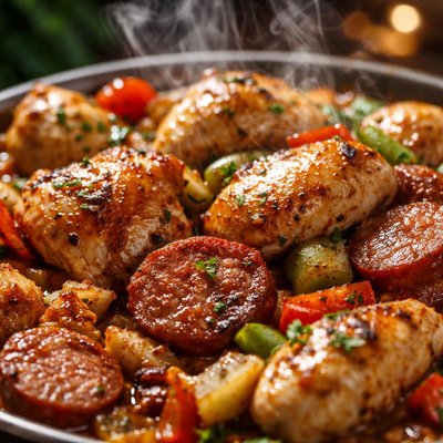 Image of Chicken and Sausage