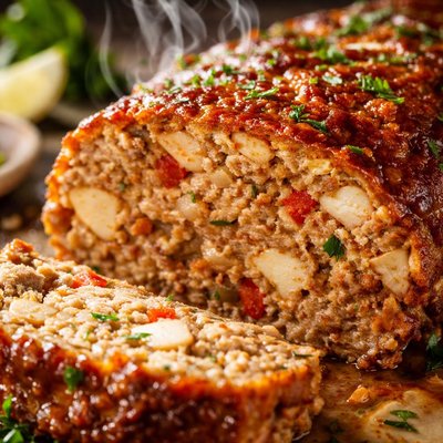 Image of Chicken and Sausage Meatloaf
