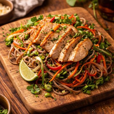 Image of Chicken and Soba Noodle Salad
