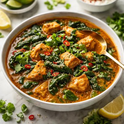 Image of Chicken and Spinach Curry