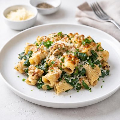 Image of Chicken and Spinach Pasta Casserole
