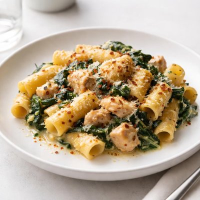 Image of Chicken and Spinach Rigatoni Casserole