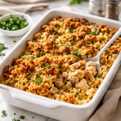 Image of Chicken and Stuffing Casserole