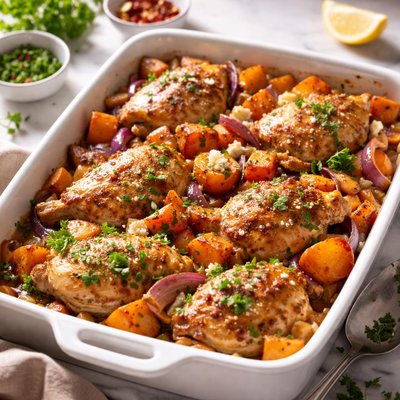 Image of Chicken and Sweet Potato Bake