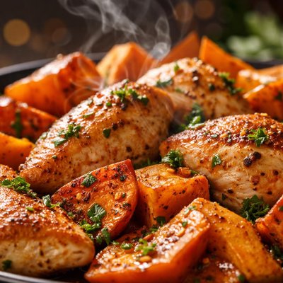 Image of Chicken and Sweet Potatoes