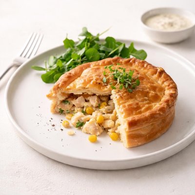 Image of Chicken and Sweetcorn Pie