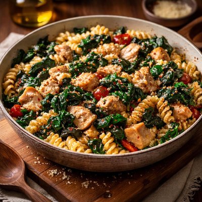 Image of Chicken and Swiss Chard Fusilli