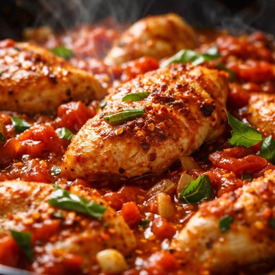 Image of Chicken and Tomato Sauce Robusto