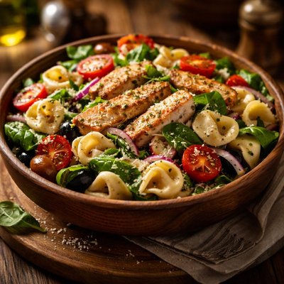 Image of Chicken and Tortellini Salad