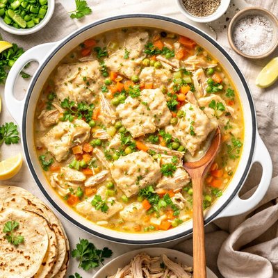 Image of Chicken and Tortilla Dumplings