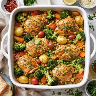 Image of Chicken and Vegetable Casserole